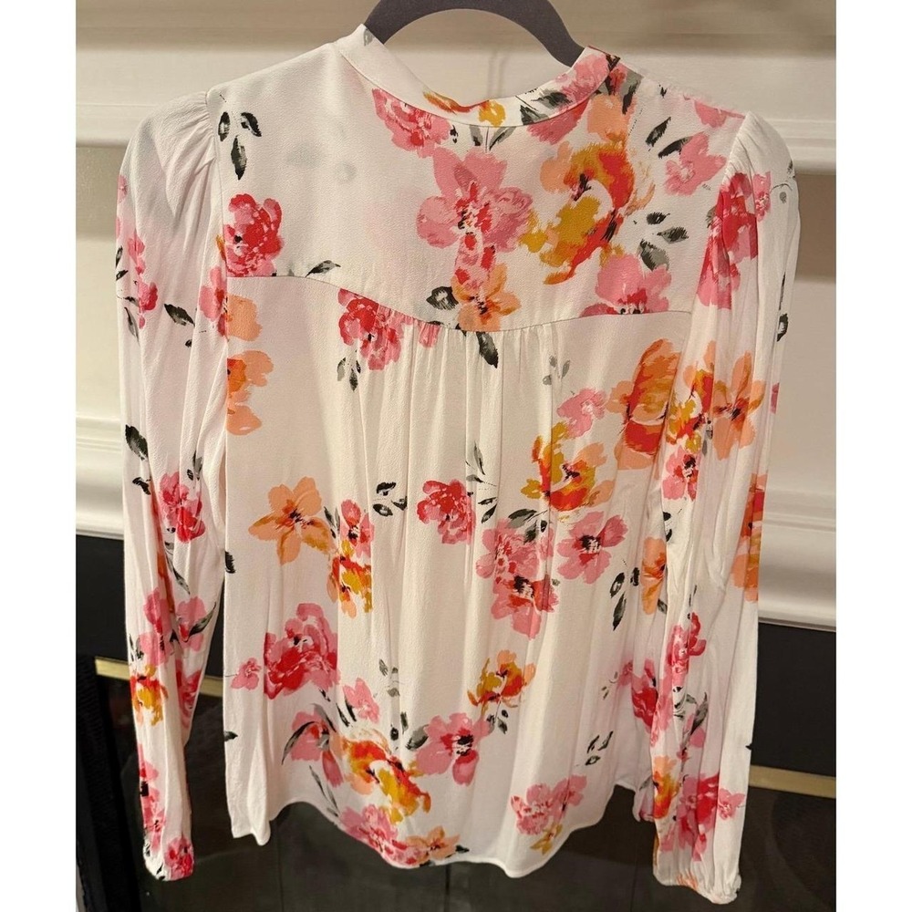 Loft floral print blouse size small NWOT - Picture 4 of 5